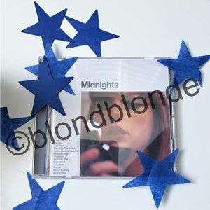 SIGNED Taylor Swift Midnights album Blue Moonstone edition unsealed